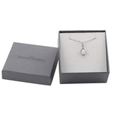 Lab Created Opal Necklace in Sterling Silver with 18 Inch Chain
