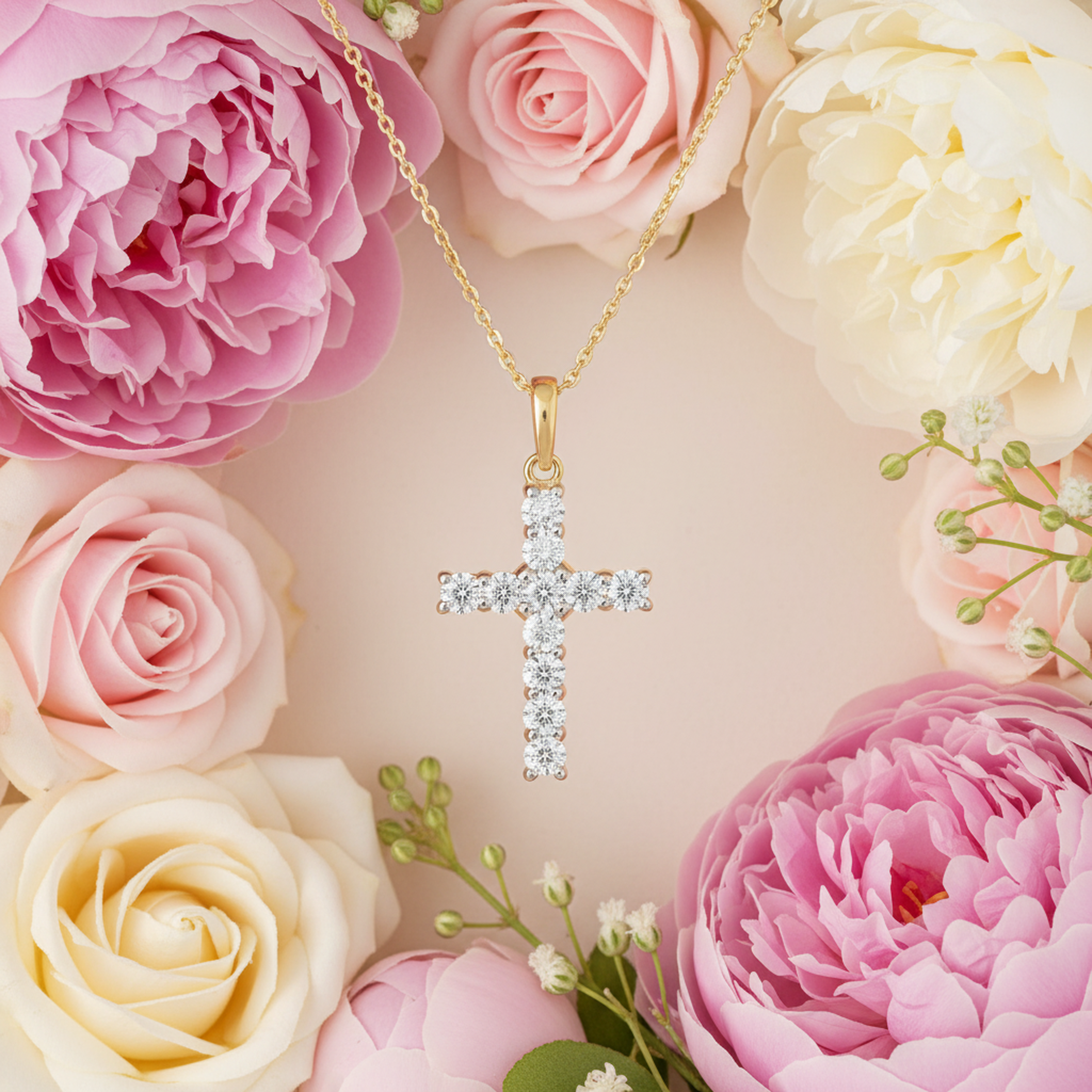 Certified Lab Grown Diamond Crosses