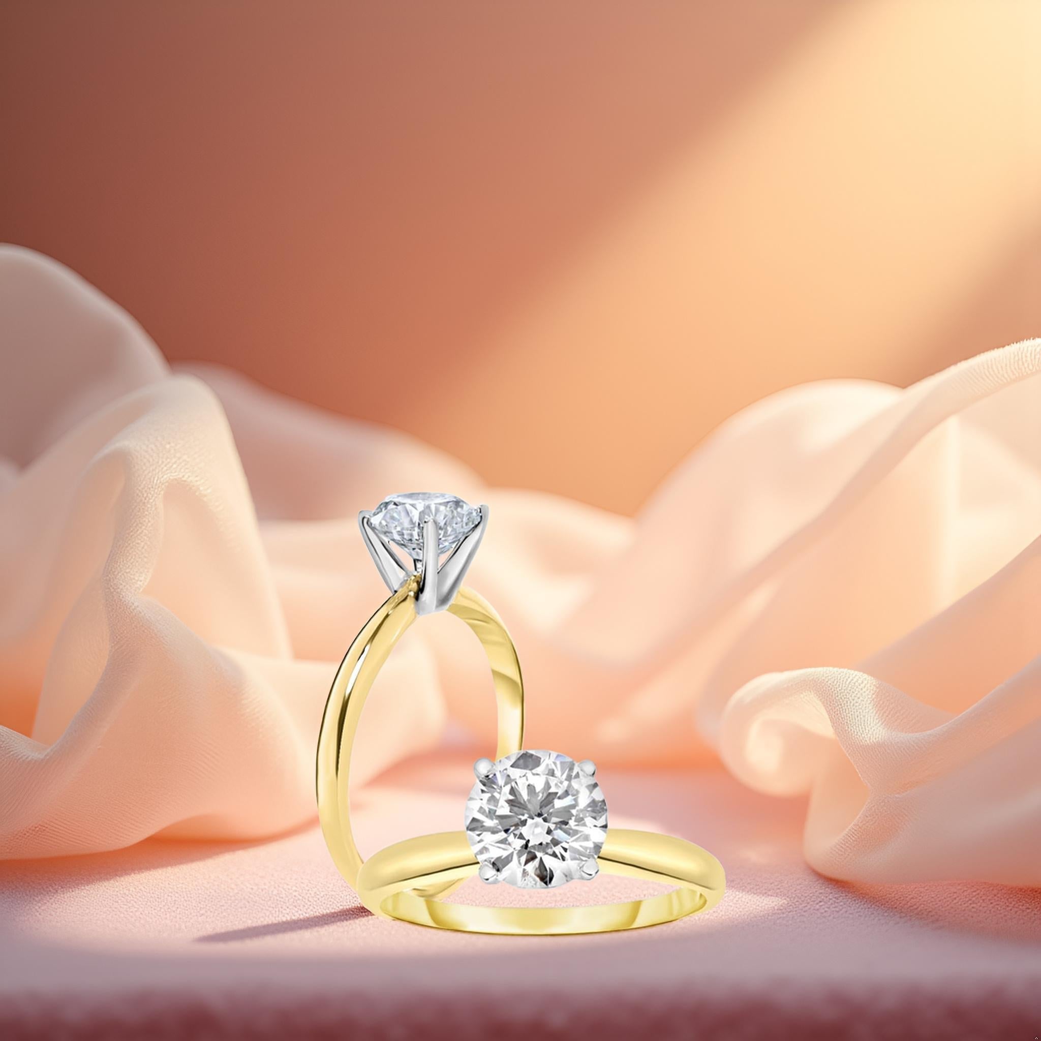 Certified Lab Grown Diamond Engagement Rings