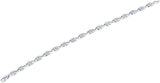 Natural Diamond Heart Tennis Bracelet 1/10 cttw in Sterling Silver